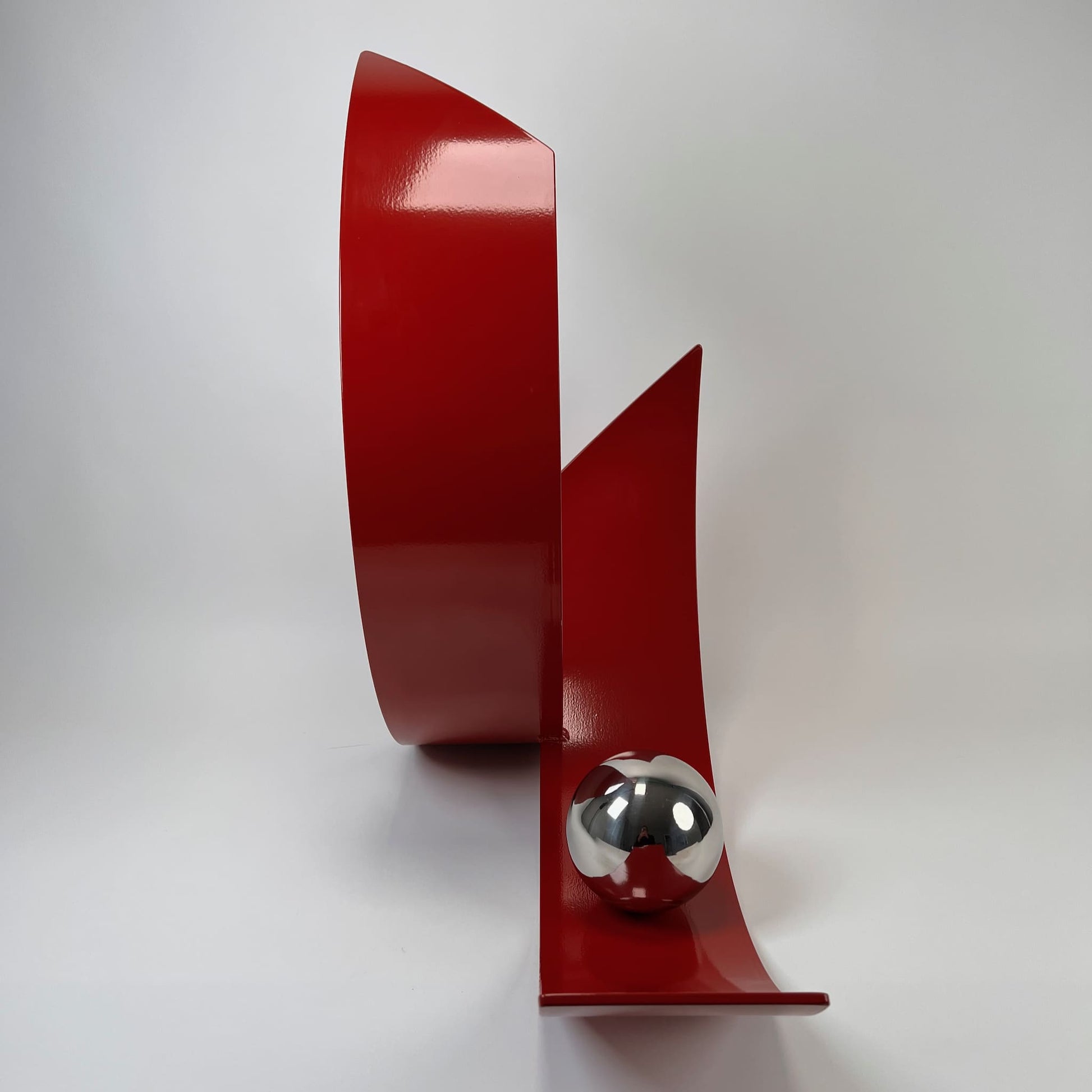 Contemporary metal sculpture series Orbit by Ottawa artist Timothy Gordon Johnson