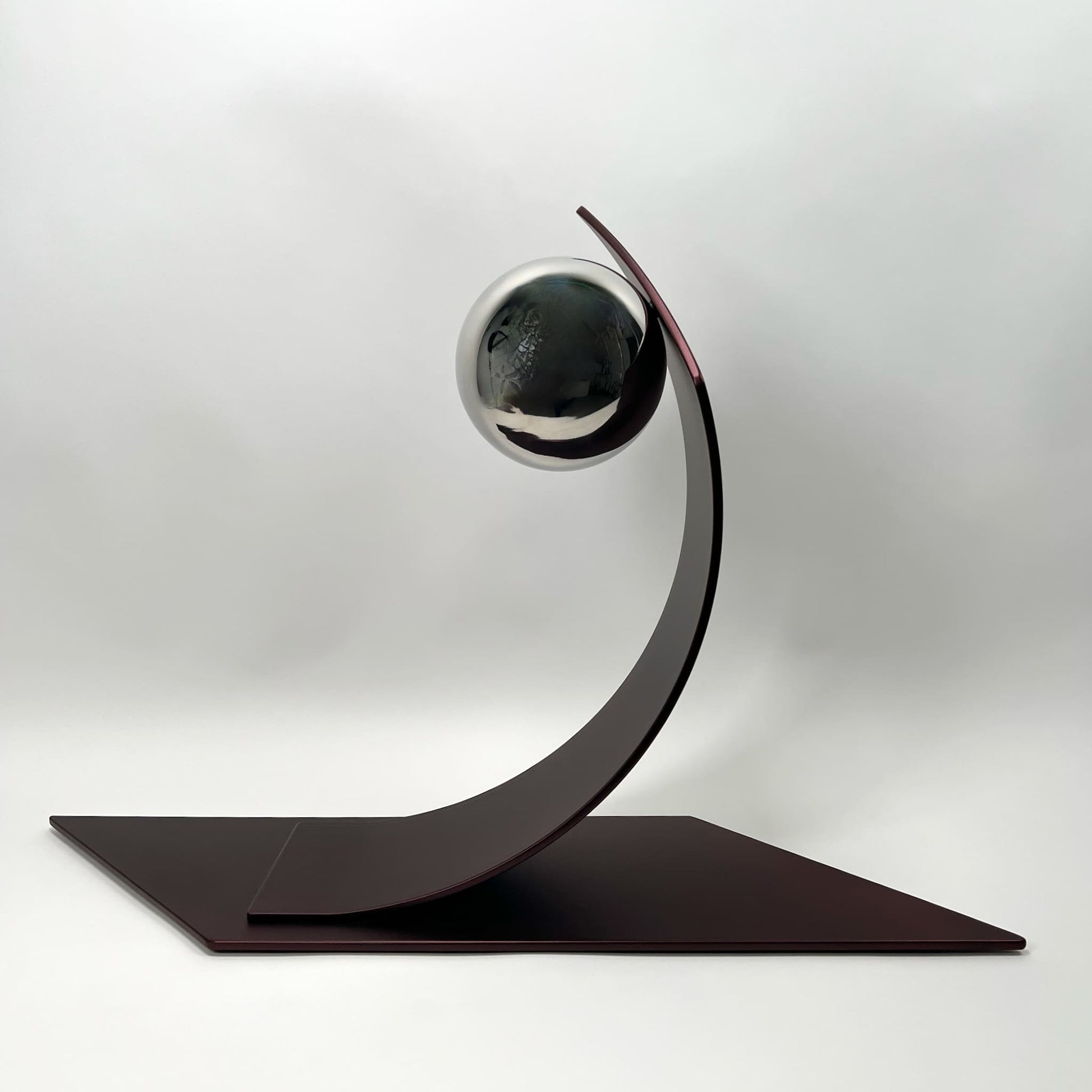 Contemporary metal sculpture series Orbit by Ottawa artist Timothy Gordon Johnson