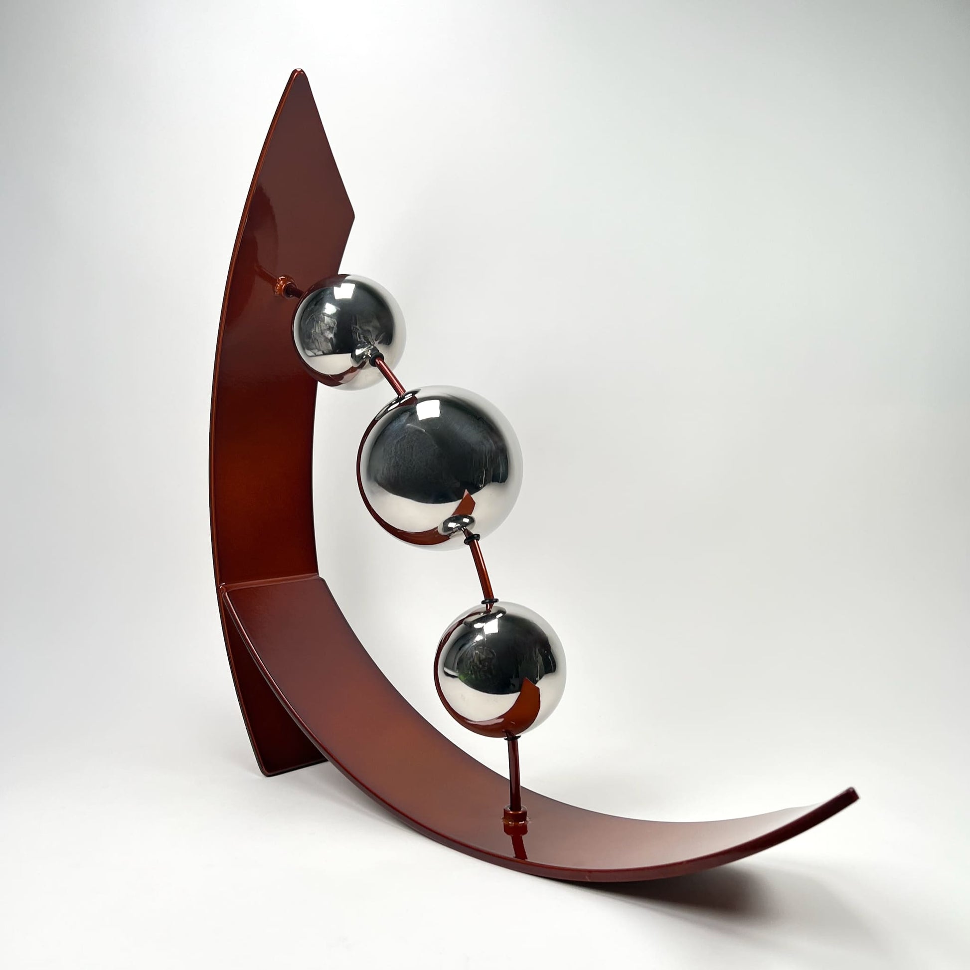 Contemporary metal sculpture series Orbit by Ottawa artist Timothy Gordon Johnson