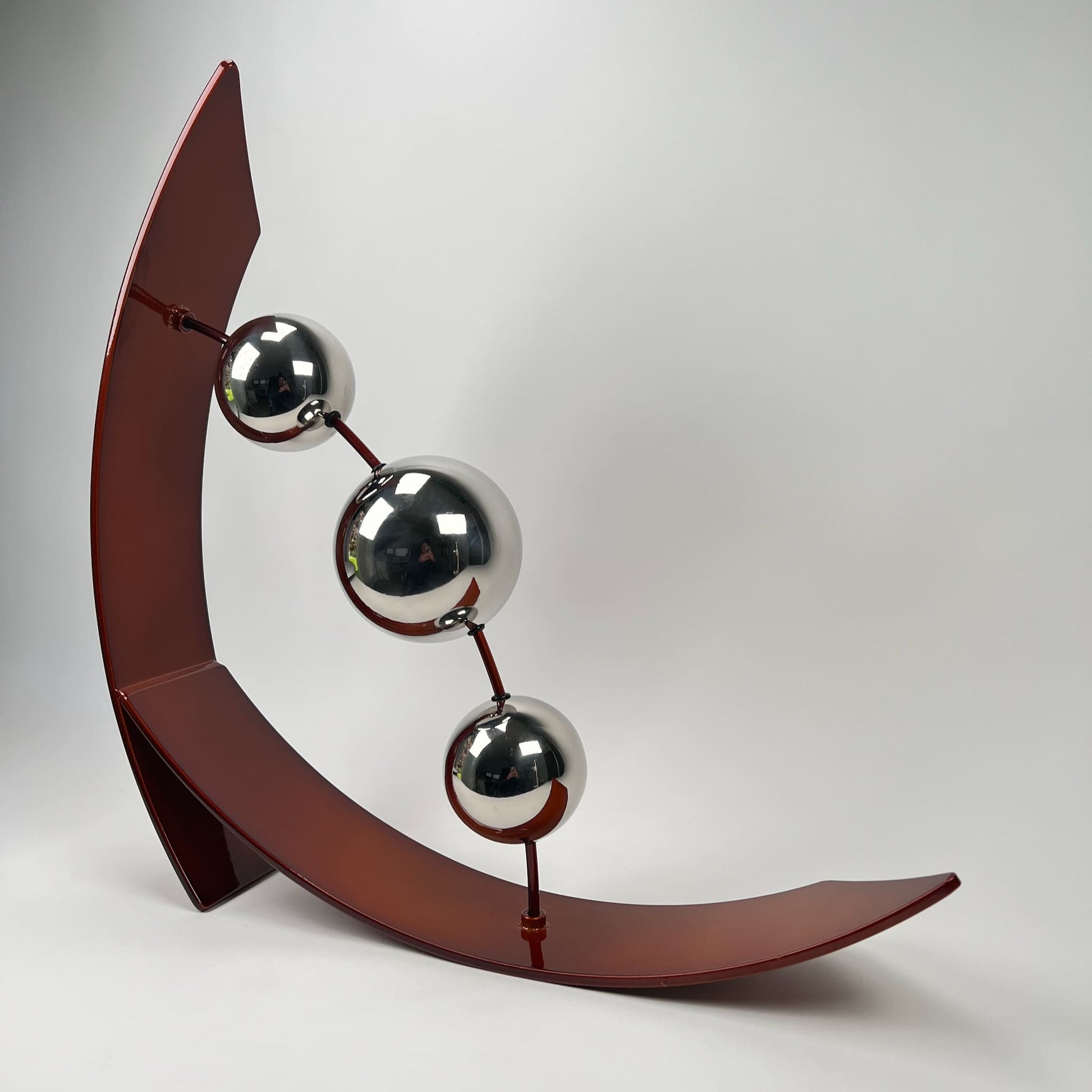 Contemporary metal sculpture series Orbit by Ottawa artist Timothy Gordon Johnson