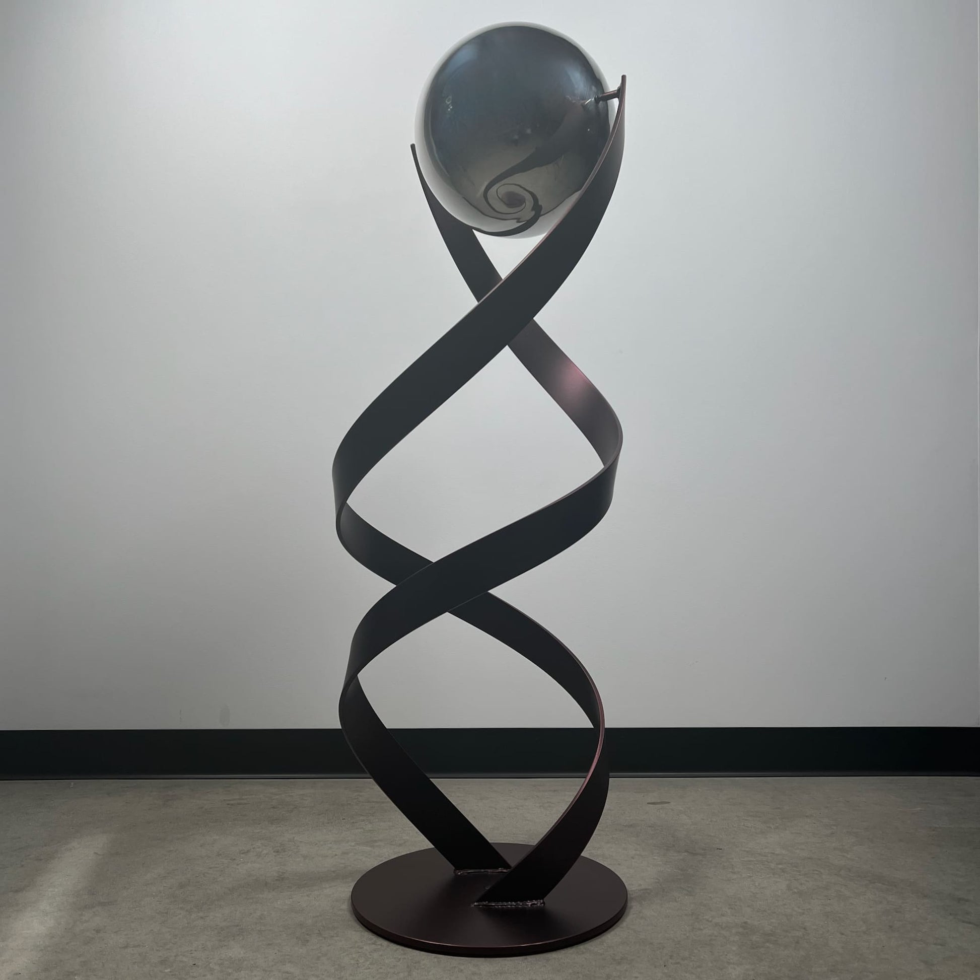 Syncrospective - Contemporary metal sculpture by Ottawa artist Timothy Gordon Johnson